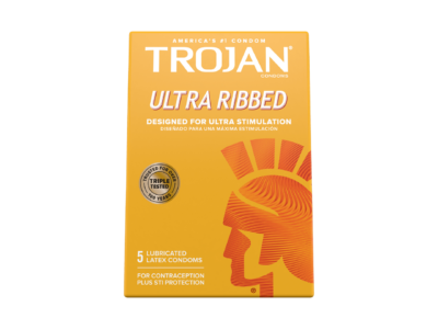 Trojan™ Ultra Ribbed Condoms Lube