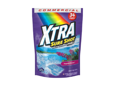 XTRA™ Sure Shot Powder Laundry Detergent Paks (Tropical Passion)