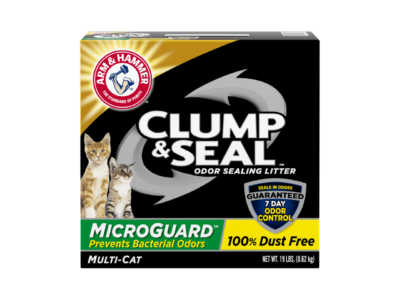 ARM & HAMMER™ Clump & Seal™ Microguard™ Odor Sealing Clumping Cat Litter (Fresh Scent)